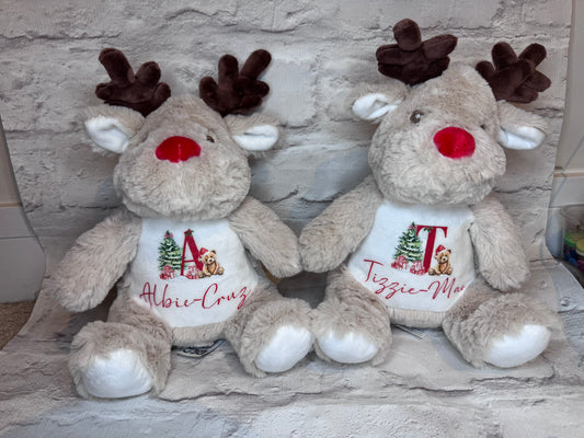 Personalised Reindeer Teddy’s